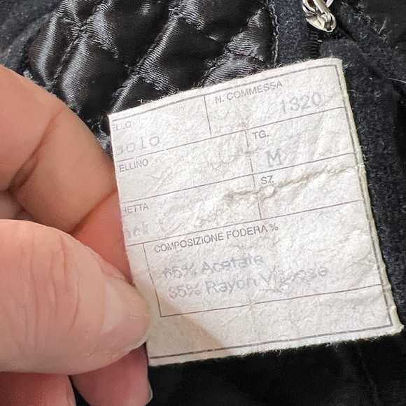 Burberry Men’s XL Wool Nylon Cashmere Zip and Button Car Coat Made in Italy - Picture 11 of 16